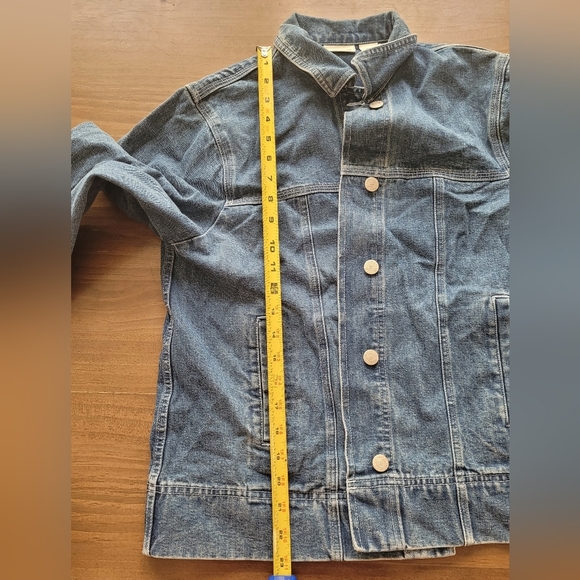 Vintage Crossroads 100% Cotton Long Sleeve Denim Jean Jacket Size Small - Picture 8 of 12
